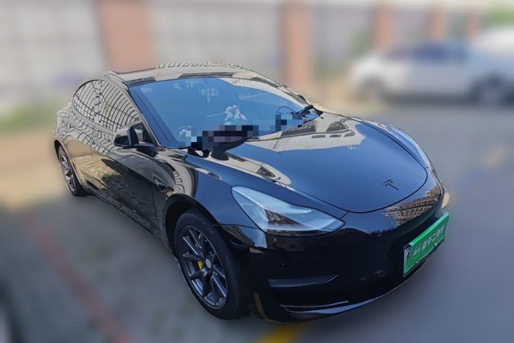 Used Tesla Model 3 2019 Long-Range All-Wheel-Drive Version Front Right 45 Deg