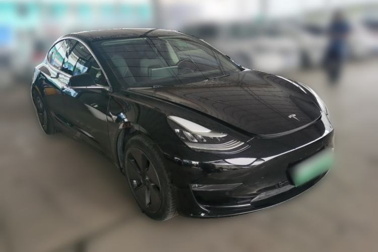 Used Tesla Model 3 2019 Long-Range Rear-Wheel-Drive Version Front Right 45 Deg