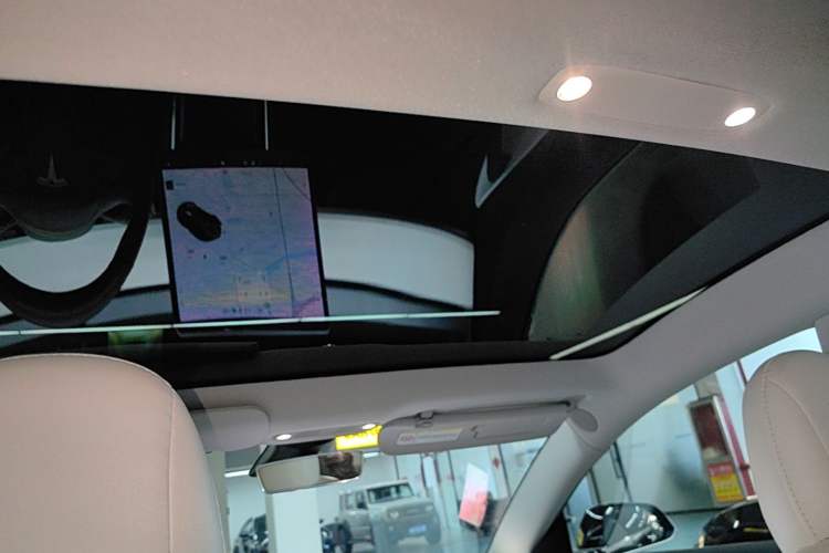 Used Tesla Model 3 2019 Long-Range All-Wheel-Drive Version Headliner