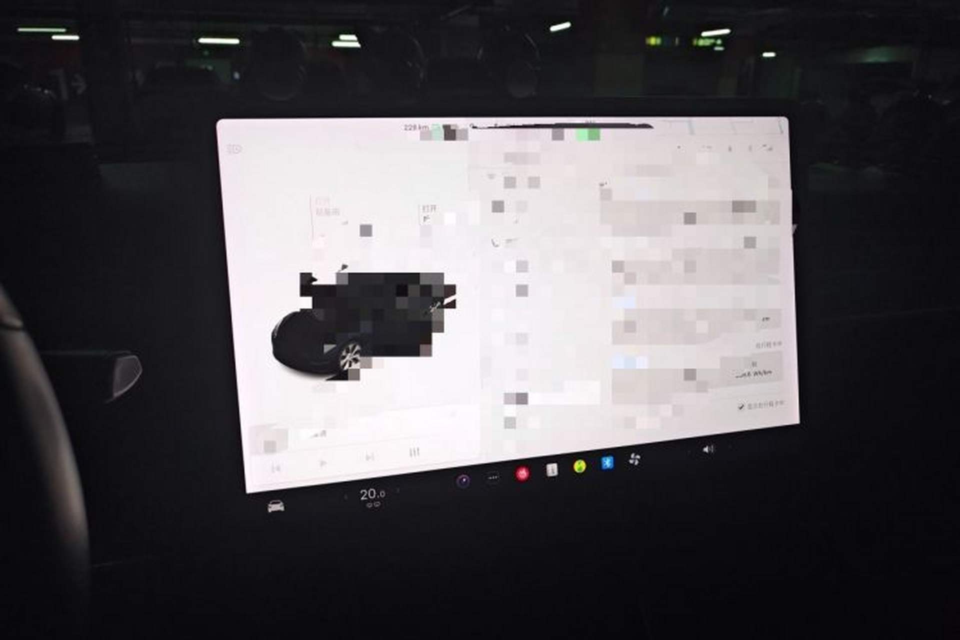 Used Tesla Model 3 2019 Performance High-Performance All-Wheel-Drive Version Instrument Cluster