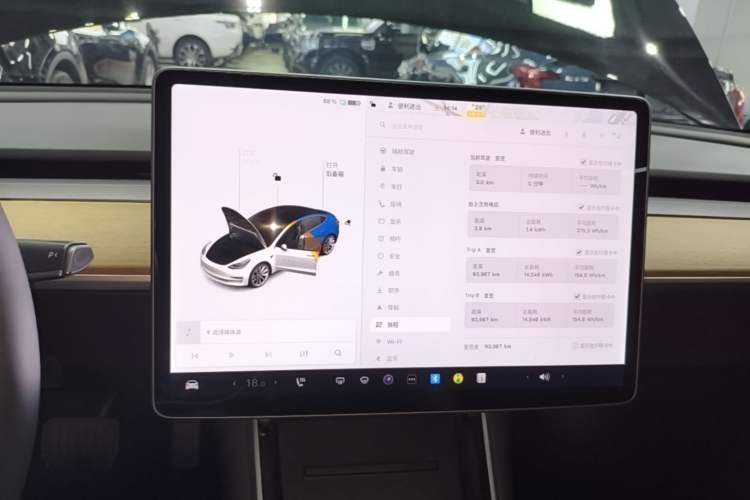 Used Tesla Model 3 2019 Long-Range All-Wheel-Drive Version Instrument Cluster