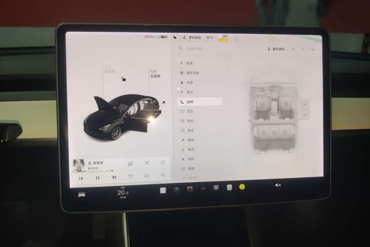 Used Tesla Model 3 2019 Long-Range All-Wheel-Drive Version Instrument Cluster