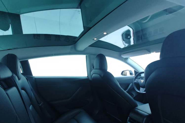 Used Tesla Model 3 2019 Long-Range All-Wheel-Drive Version Interior 12