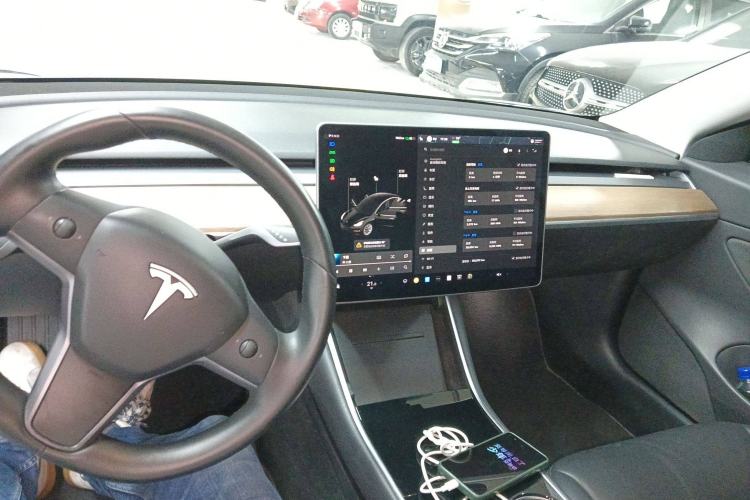 Used Tesla Model 3 2019 Long-Range Rear-Wheel-Drive Version Interior 2