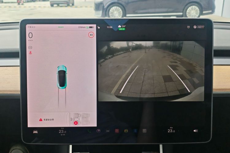 Used Tesla Model 3 2019 Standard Range Rear-Drive Upgraded Version Interior 6
