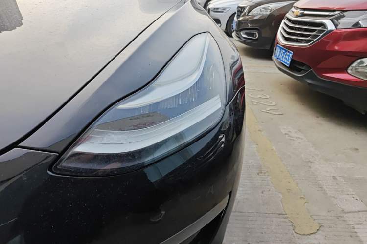 Used Tesla Model 3 2019 Long-Range Rear-Wheel-Drive Version Left Front Headlight