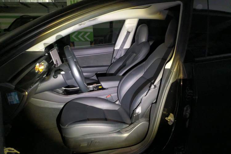 Used Tesla Model 3 2019 Long-Range Rear-Wheel-Drive Version Left Front Seat