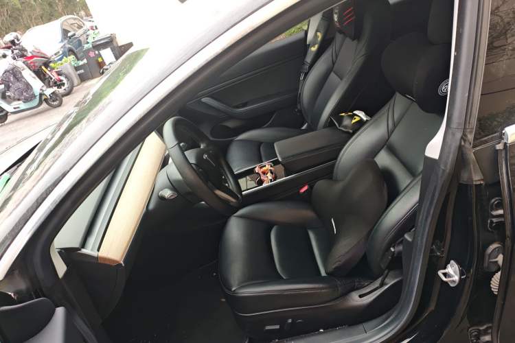 Used Tesla Model 3 2019 Long-Range Rear-Wheel-Drive Version Left Front Seat