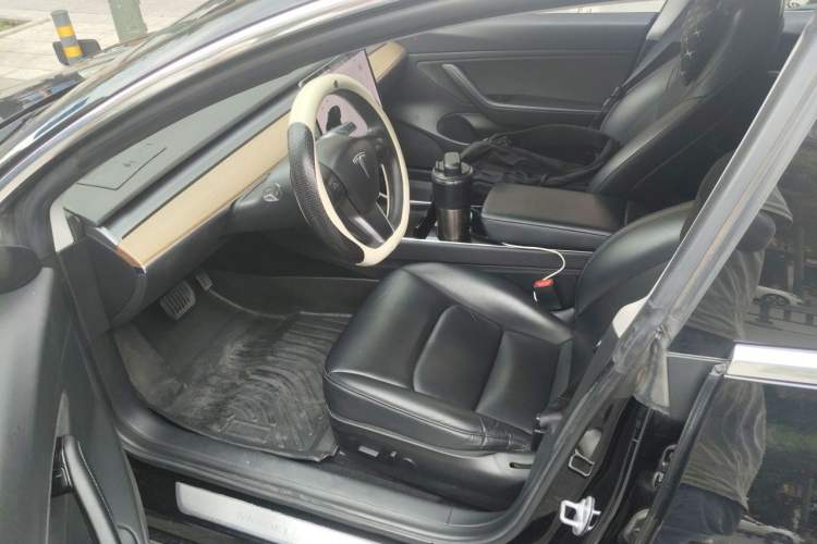 Used Tesla Model 3 2019 Standard Range Rear-Wheel Drive Upgraded Version (60 kWh) Left Front Seat