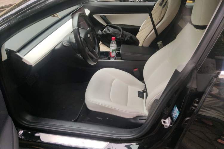 Used Tesla Model 3 2019 Long-Range Rear-Wheel-Drive Version Left Front Seat