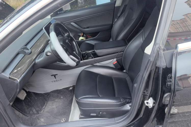 Used Tesla Model 3 2019 Long-Range All-Wheel-Drive Version Left Front Seat