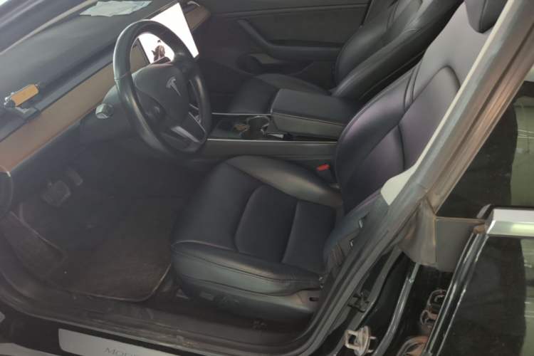 Used Tesla Model 3 2019 Long-Range Rear-Wheel-Drive Version Left Front Seat