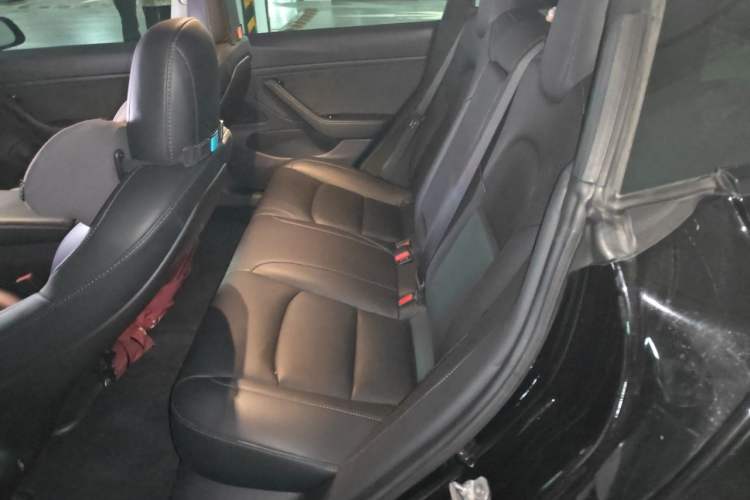 Used Tesla Model 3 2019 Performance High-Performance All-Wheel-Drive Version Left Rear Seat