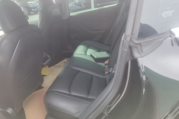 Used Tesla Model 3 2019 Long-Range All-Wheel-Drive Version Left Rear Seat