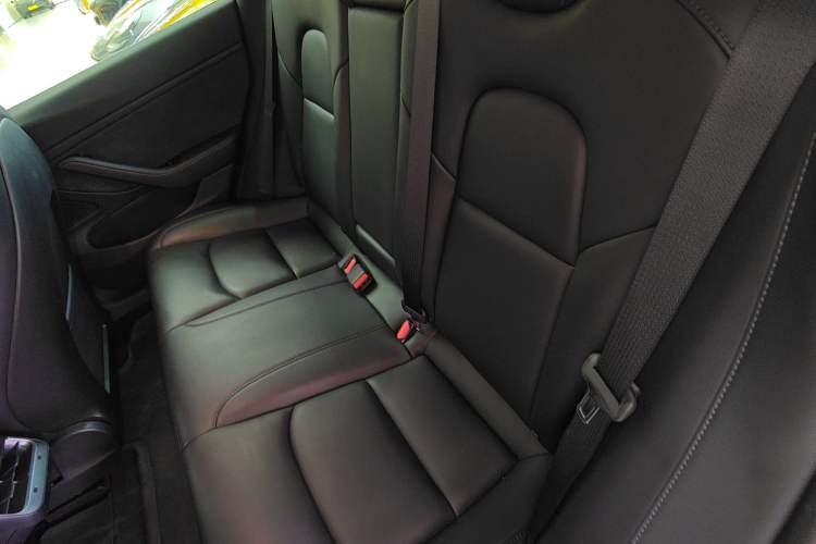 Used Tesla Model 3 2019 Long-Range All-Wheel-Drive Version Left Rear Seat