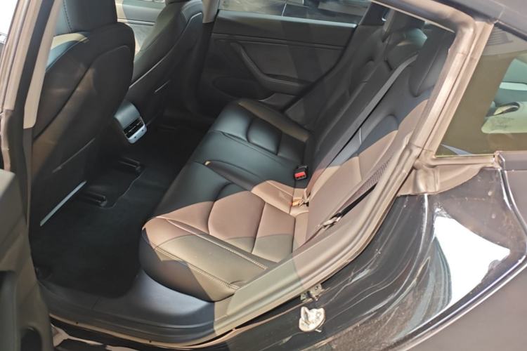 Used Tesla Model 3 2019 Long-Range All-Wheel-Drive Version Left Rear Seat