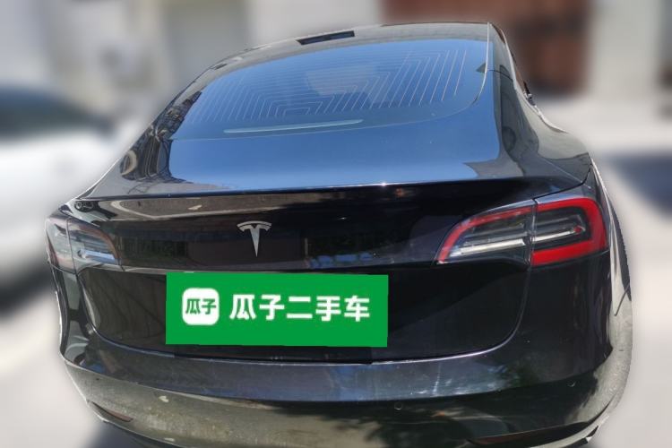 Used Tesla Model 3 2019 Long-Range Rear-Wheel-Drive Version Rear