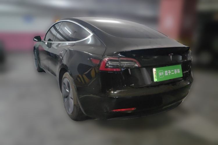 Used Tesla Model 3 2019 Standard Range Rear-Drive Upgraded Version Rear Left 45 Deg