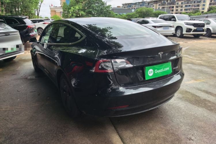 Used Tesla Model 3 2019 Standard Range Rear-Drive Upgraded Version Rear Left 45 Deg