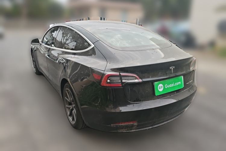 Used Tesla Model 3 2019 Long-Range Rear-Wheel-Drive Version Rear Left 45 Deg