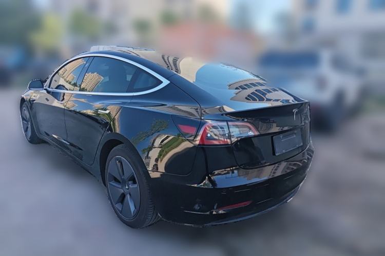 Used Tesla Model 3 2019 Standard Range Rear-Drive Upgraded Version Rear Left 45 Deg