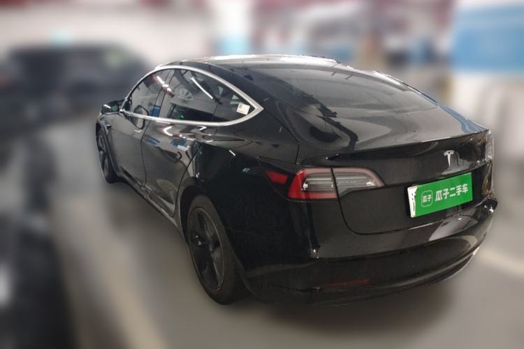 Used Tesla Model 3 2019 Standard Range Rear-Drive Upgraded Version Rear Left 45 Deg