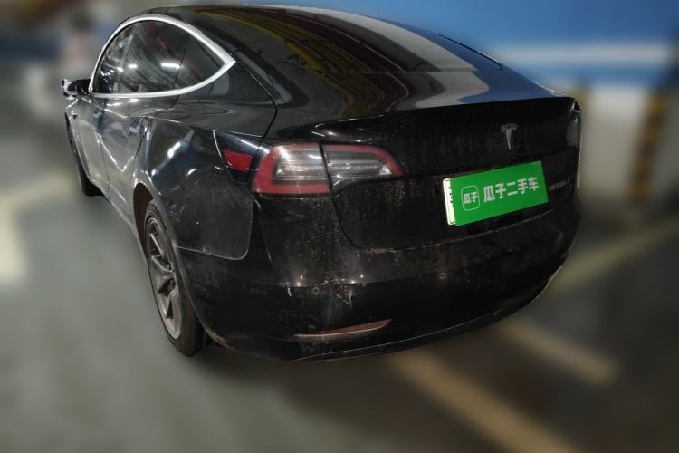 Used Tesla Model 3 2019 Standard Range Rear-Drive Upgraded Version Rear Left 45 Deg