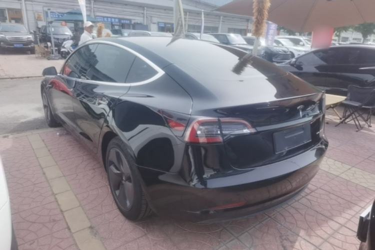 Used Tesla Model 3 2019 Long-Range All-Wheel-Drive Version Rear Left 45 Deg
