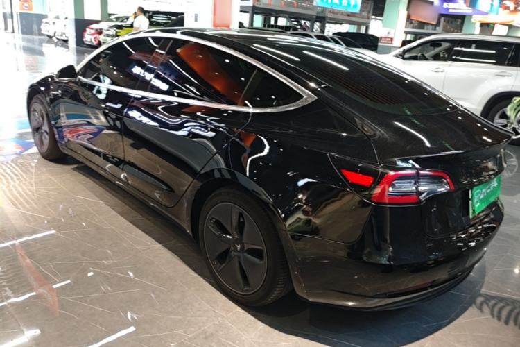 Used Tesla Model 3 2019 Standard Range Rear-Drive Upgraded Version Rear Left 45 Deg