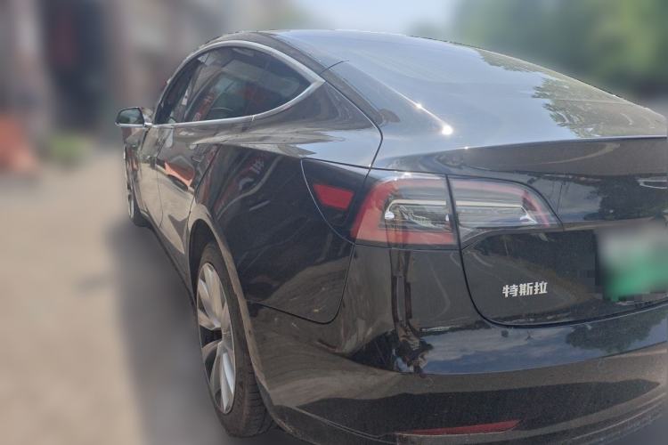 Used Tesla Model 3 2019 Standard Range Rear-Drive Upgraded Version Rear Left 45 Deg