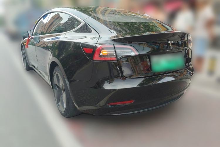 Used Tesla Model 3 2019 Standard Range Rear-Wheel Drive Upgraded Version (60 kWh) Rear Left 45 Deg