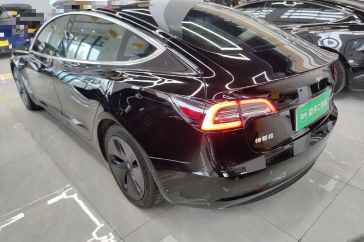 Used Tesla Model 3 2019 Standard Range Rear-Drive Upgraded Version Rear Left 45 Deg