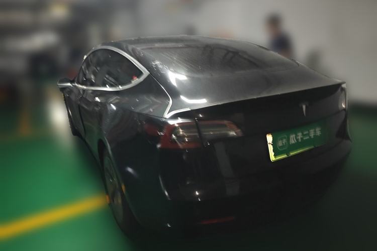 Used Tesla Model 3 2019 Long-Range Rear-Wheel-Drive Version Rear Left 45 Deg