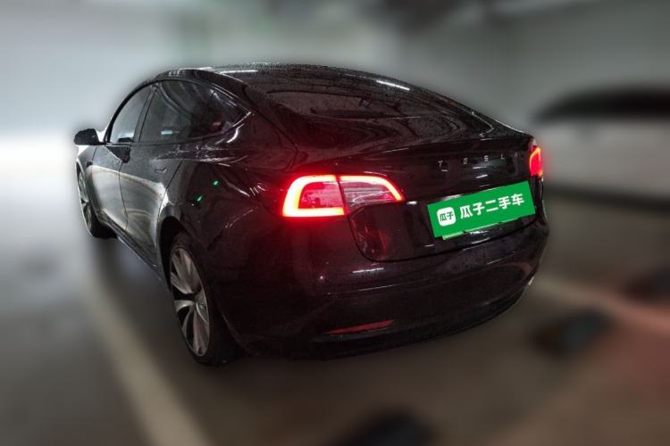 Used Tesla Model 3 2019 Long-Range Rear-Wheel-Drive Version Rear Left 45 Deg
