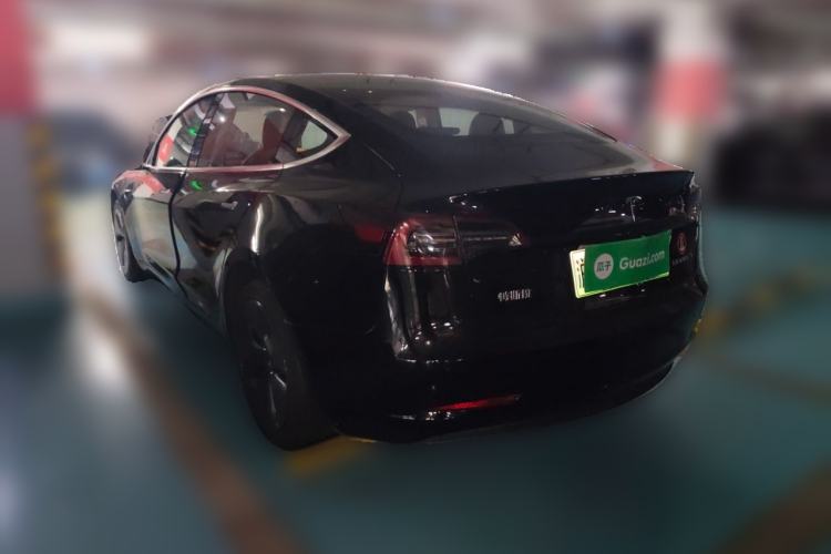 Used Tesla Model 3 2019 Standard Range Rear-Drive Upgraded Version Rear Left 45 Deg
