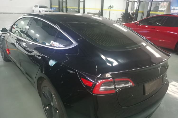 Used Tesla Model 3 2019 Standard Range Rear-Drive Upgraded Version Rear Left 45 Deg