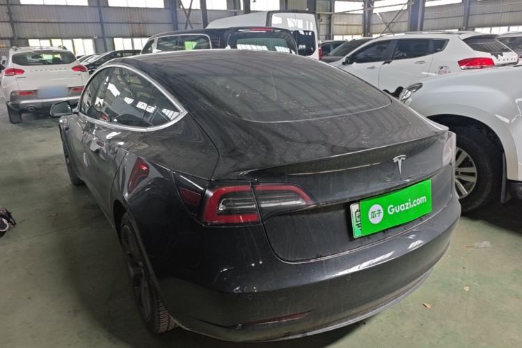 Used Tesla Model 3 2019 Long-Range All-Wheel-Drive Version Rear Left 45 Deg