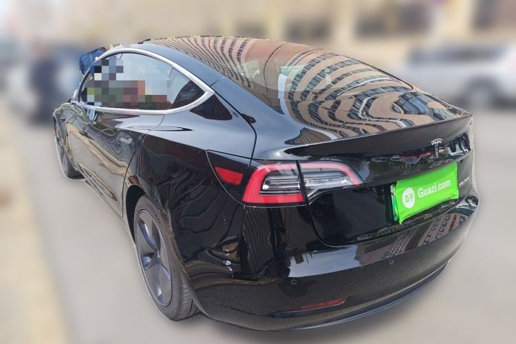 Used Tesla Model 3 2019 Long-Range All-Wheel-Drive Version Rear Left 45 Deg