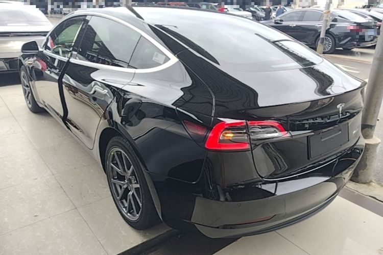 Used Tesla Model 3 2019 Standard Range Rear-Drive Upgraded Version Rear Left 45 Deg