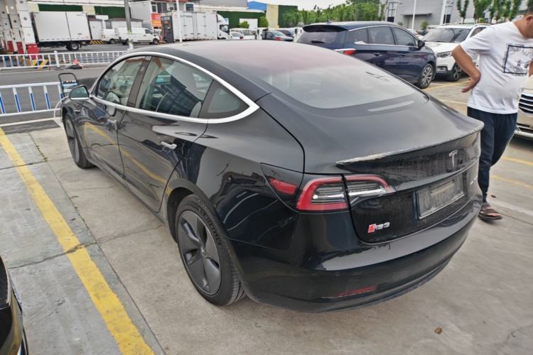 Used Tesla Model 3 2019 Long-Range All-Wheel-Drive Version Rear Left 45 Deg