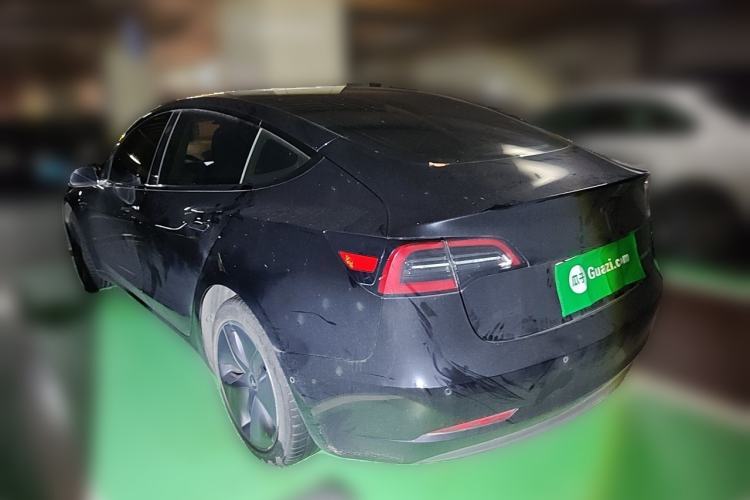Used Tesla Model 3 2019 Standard Range Rear-Drive Upgraded Version Rear Left 45 Deg