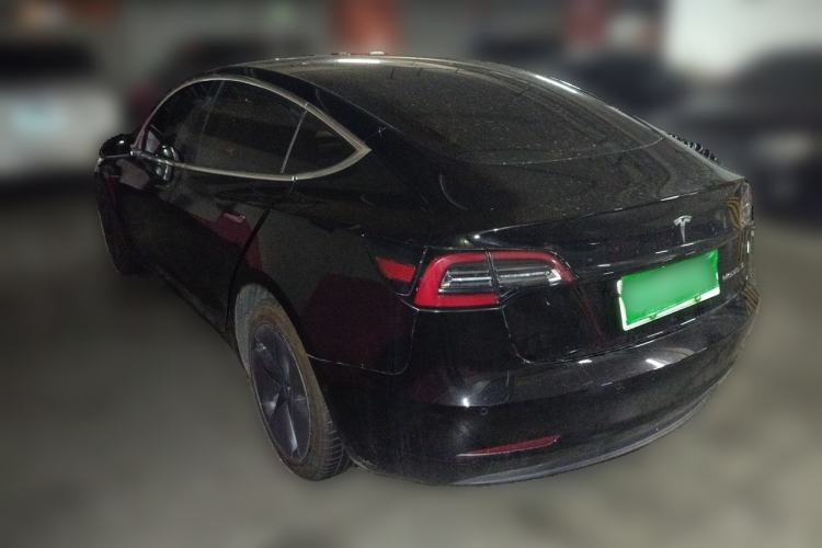 Used Tesla Model 3 2019 Standard Range Rear-Drive Upgraded Version Rear Left 45 Deg