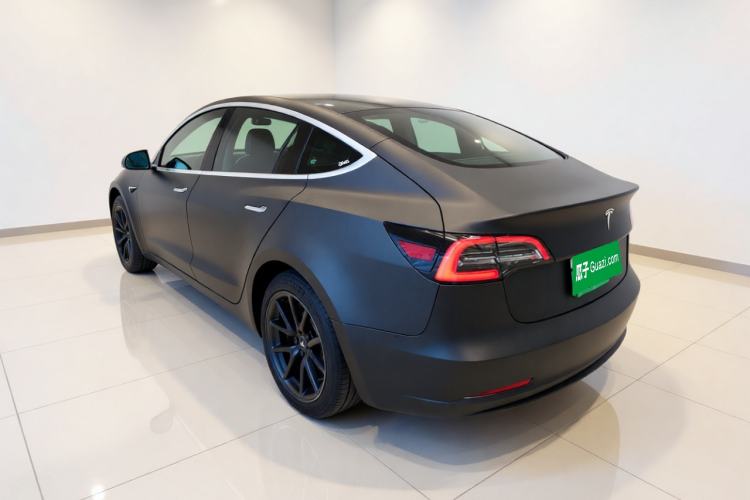 Used Tesla Model 3 2019 Long-Range Rear-Wheel-Drive Version Rear Left 45 Deg