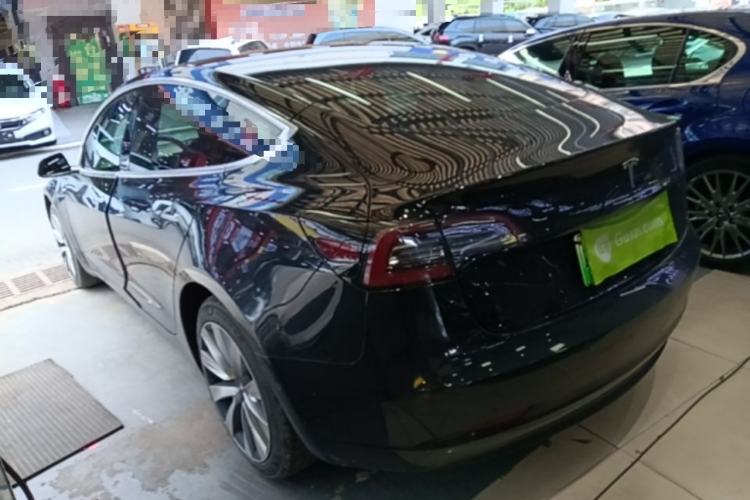 Used Tesla Model 3 2019 Standard Range Rear-Drive Upgraded Version Rear Left 45 Deg