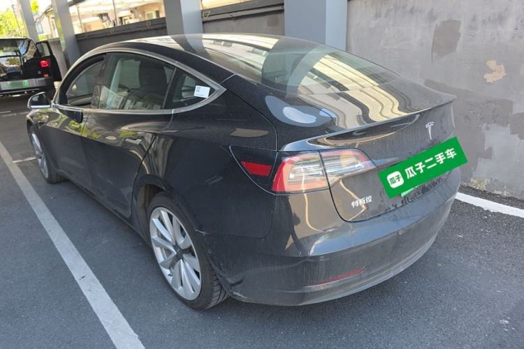 Used Tesla Model 3 2019 Standard Range Rear-Drive Upgraded Version Rear Left 45 Deg