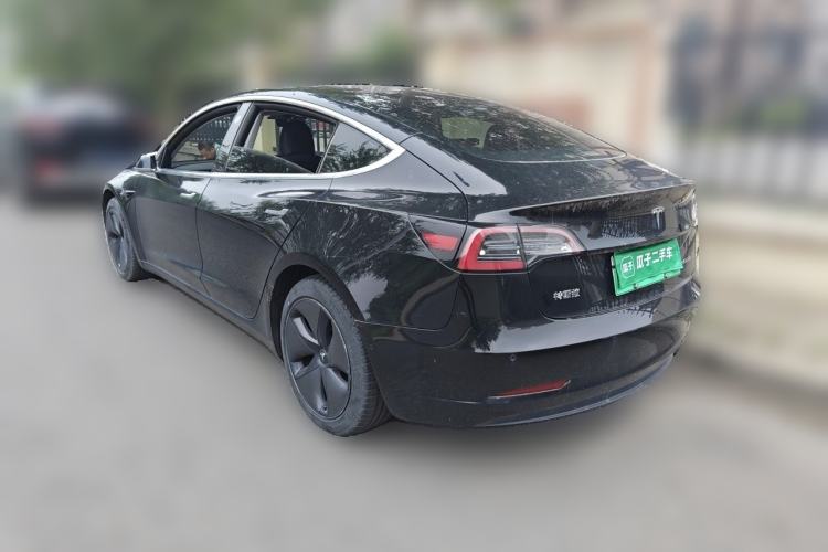 Used Tesla Model 3 2019 Standard Range Rear-Drive Upgraded Version Rear Left 45 Deg