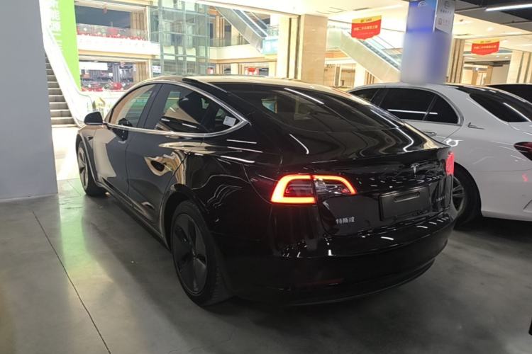 Used Tesla Model 3 2019 Standard Range Rear-Drive Upgraded Version Rear Left 45 Deg