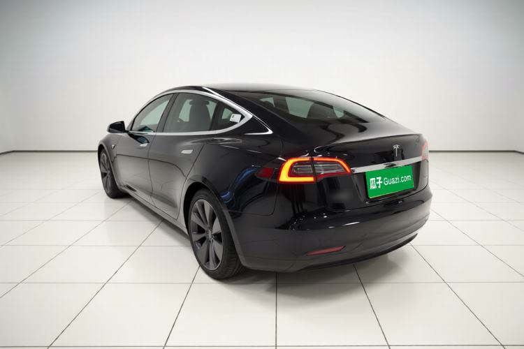 Used Tesla Model 3 2019 Standard Range Rear-Drive Upgraded Version Rear Left 45 Deg