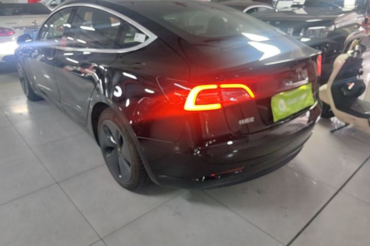 Used Tesla Model 3 2019 Standard Range Rear-Drive Upgraded Version Rear Left 45 Deg