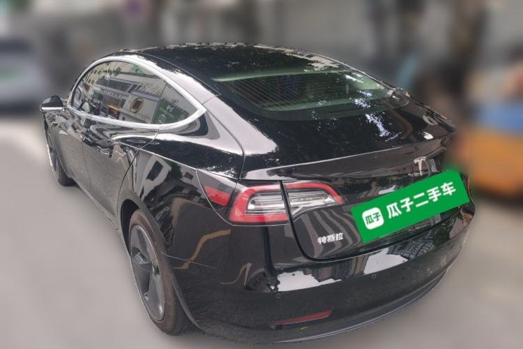 Used Tesla Model 3 2019 Standard Range Rear-Drive Upgraded Version Rear Left 45 Deg